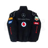 Vintage Edition Black Mercedes F1 Jacket - Dash Racegear