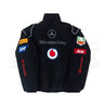 Vintage Edition Black Mercedes F1 Jacket Dash Racegear