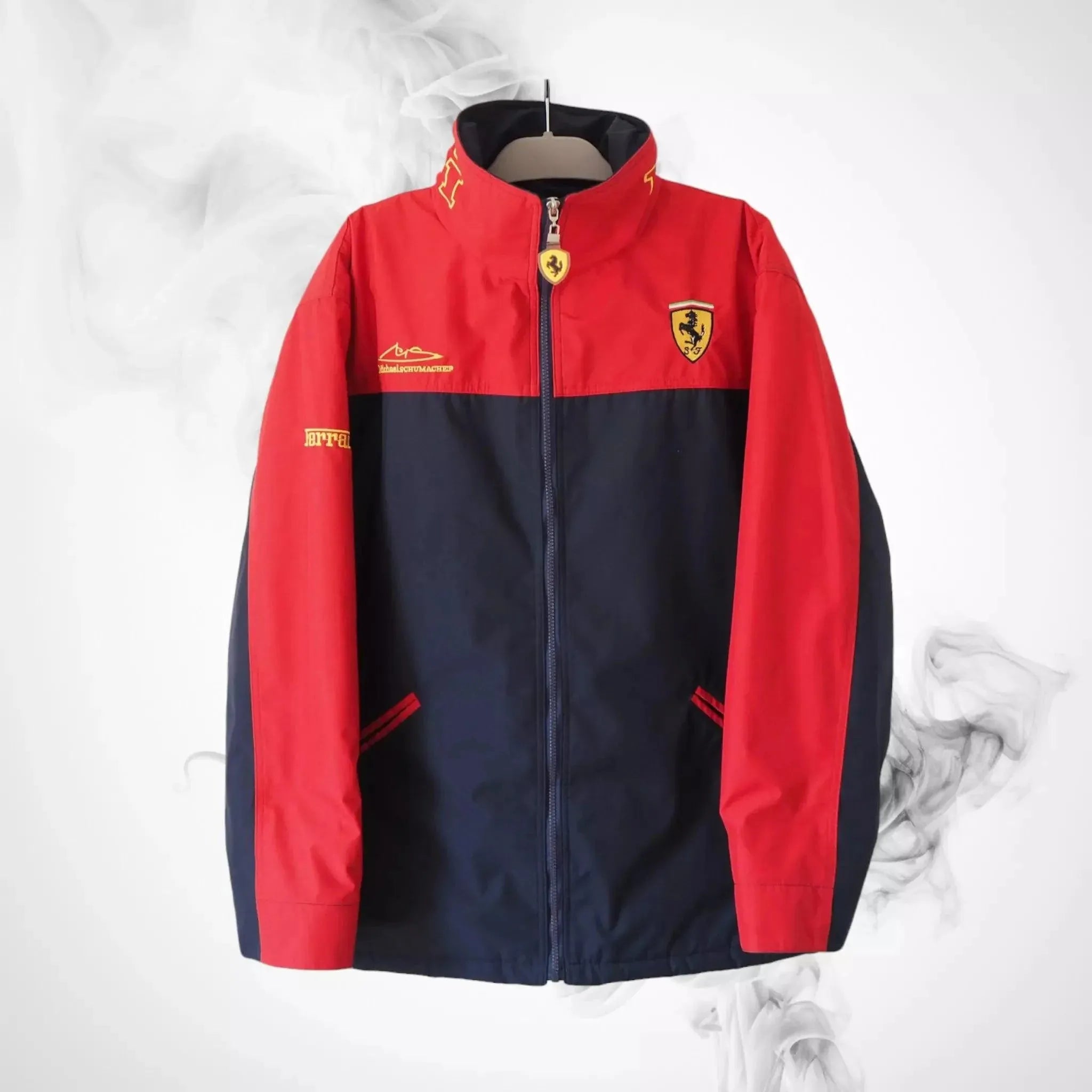 Vintage Ferrari Michael Schumacher 90's F1 Racing Team Jacket - Dash Racewear