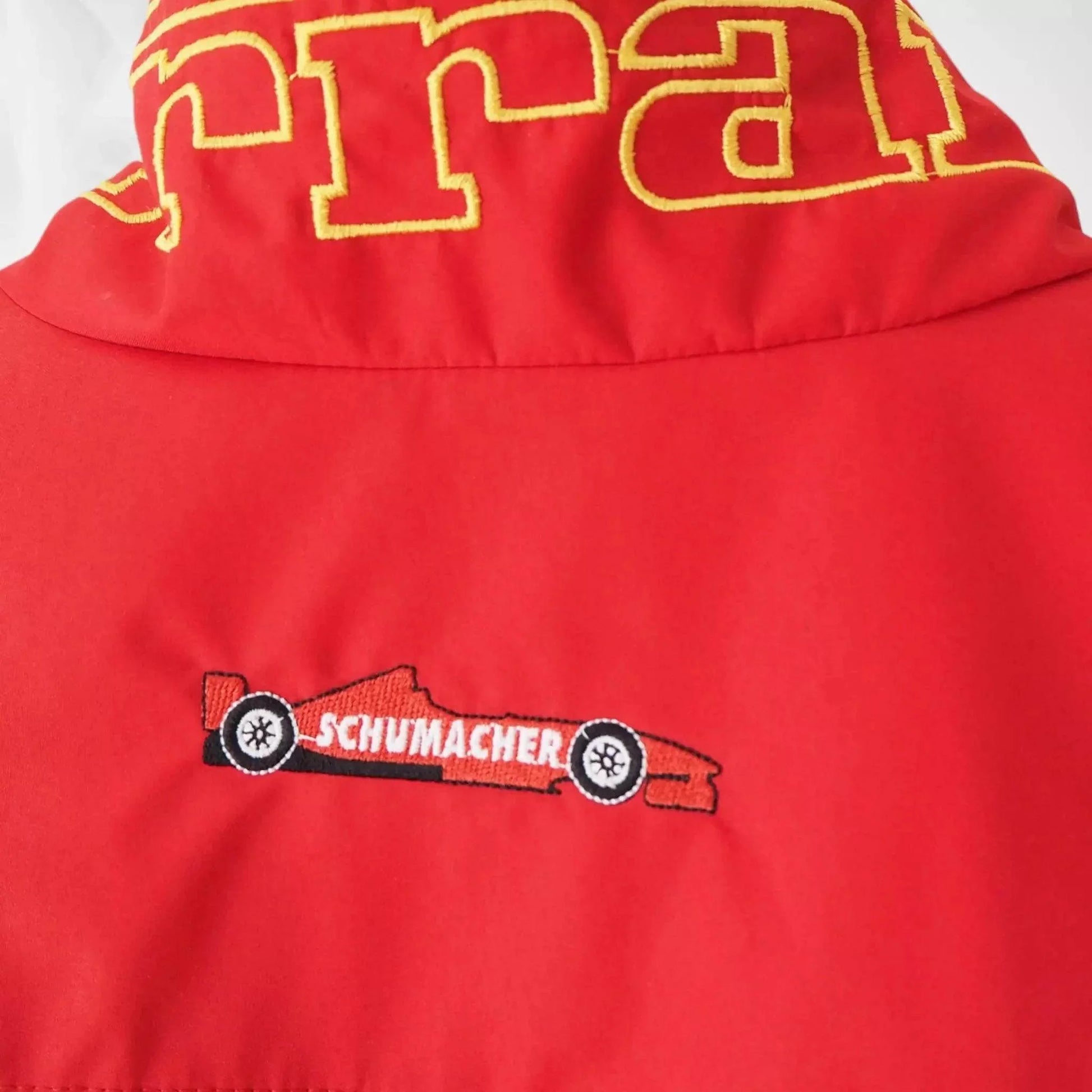 Vintage Ferrari Michael Schumacher 90's F1 Racing Team Jacket - Dash Racegear