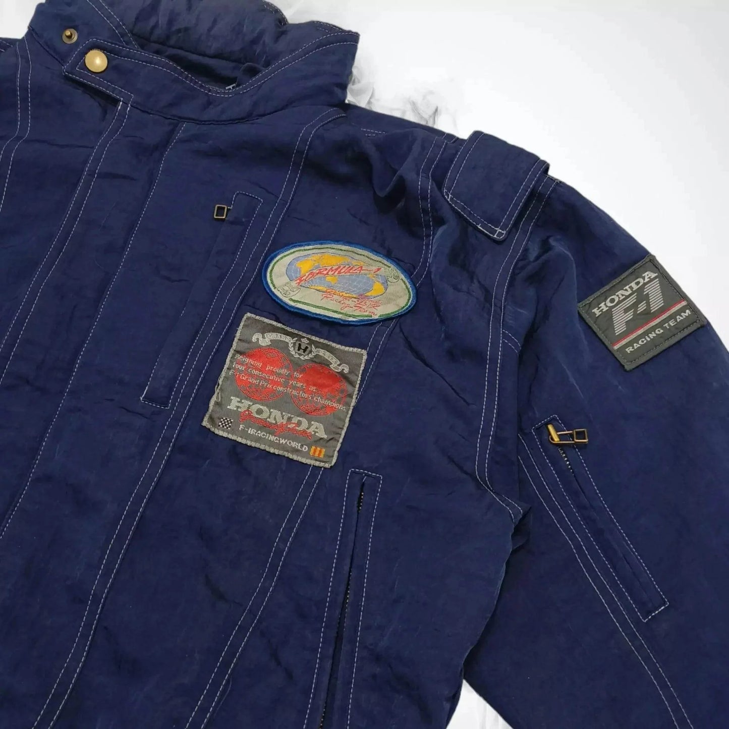 McLaren Ayrton Senna Marlboro Vintage F1 Racing Jacket - Dash Racegear