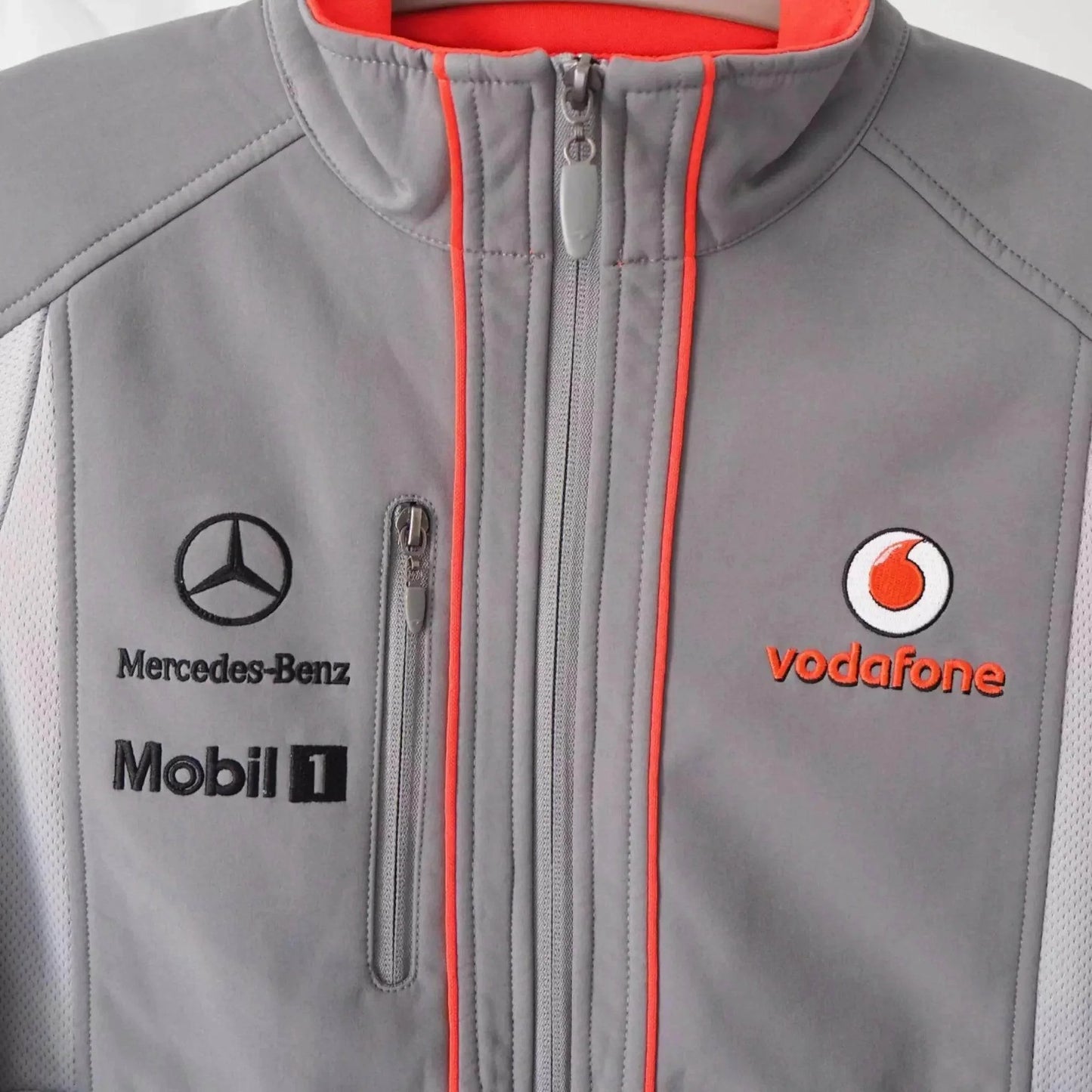 Vintage Mercedes Vodafone Racing Softshell Jacket - Dash Racegear