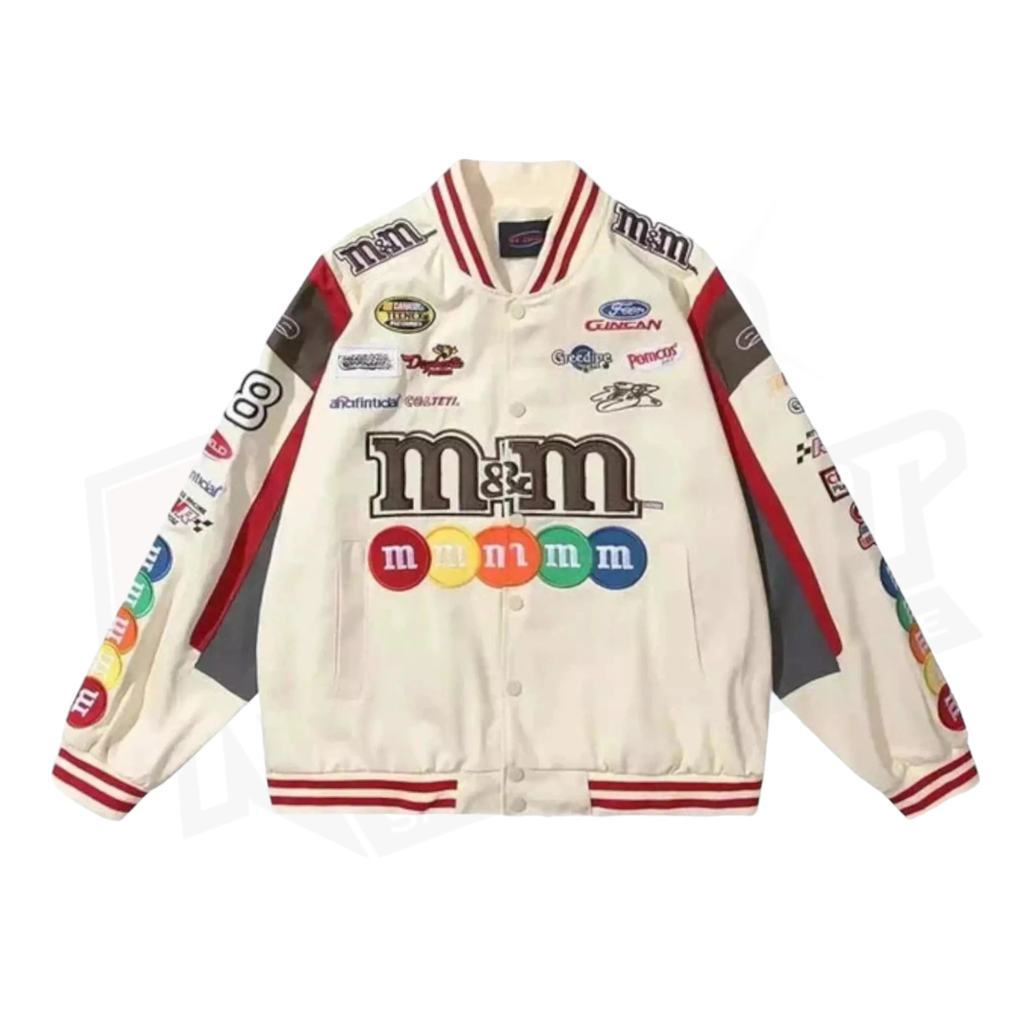 Vintage M&M Racing Embroidered Jacket Dash Racegear