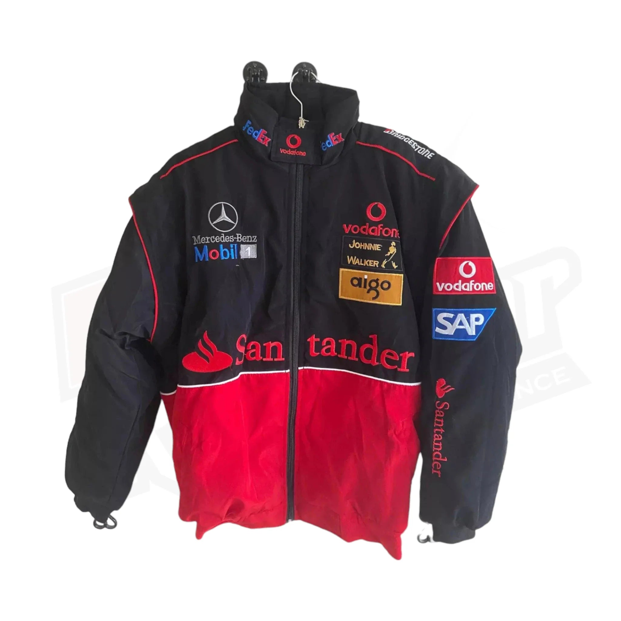 Vintage Mercedes AMG F1 Racing Bomber Jacket - Dash Racegear