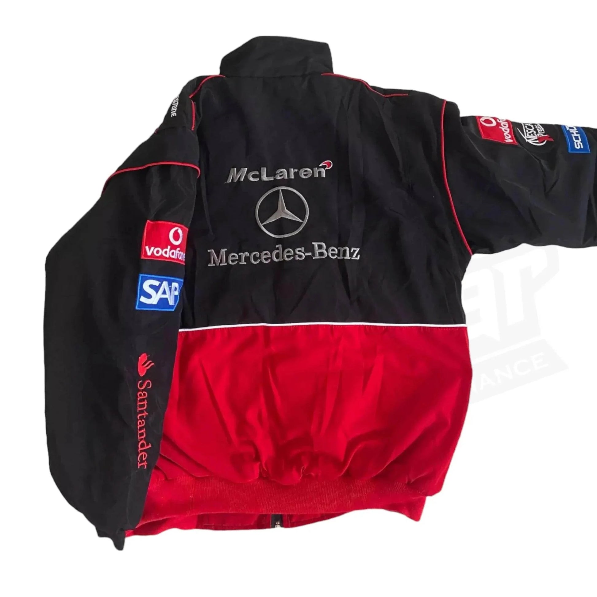 Vintage Mercedes AMG F1 Racing Bomber Jacket - Dash Racegear