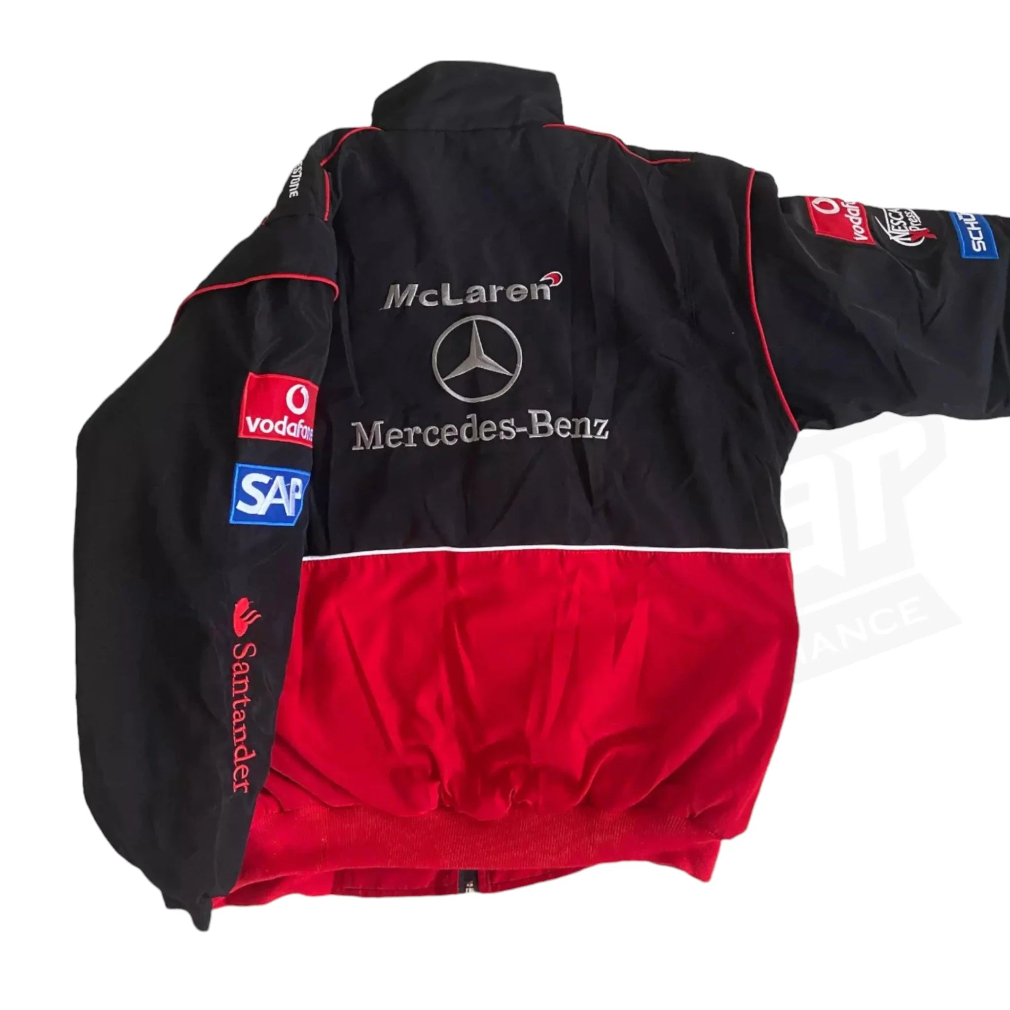 Vintage Mercedes AMG F1 Racing Bomber Jacket - Dash Racegear