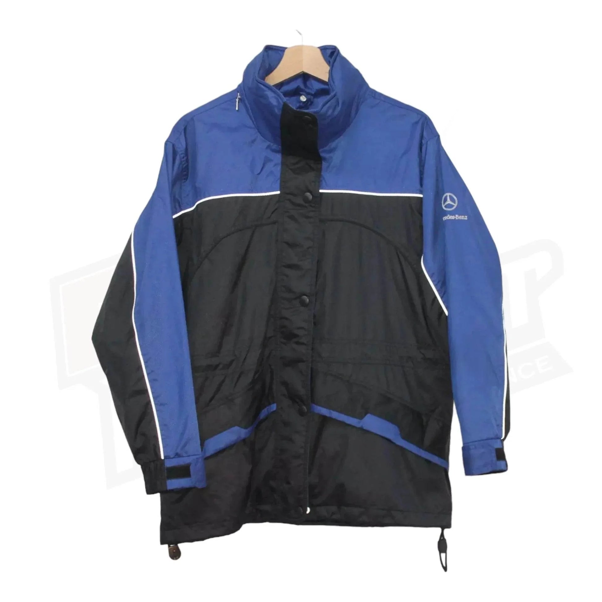 Vintage Mercedes Benz F1 Waterproof Hooded Jacket - Dash Racegear