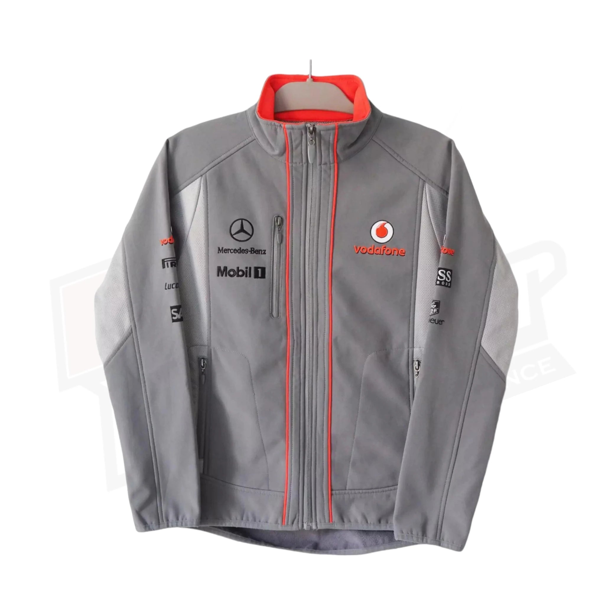 Vintage Mercedes Vodafone Racing Softshell Jacket Dash Racegear