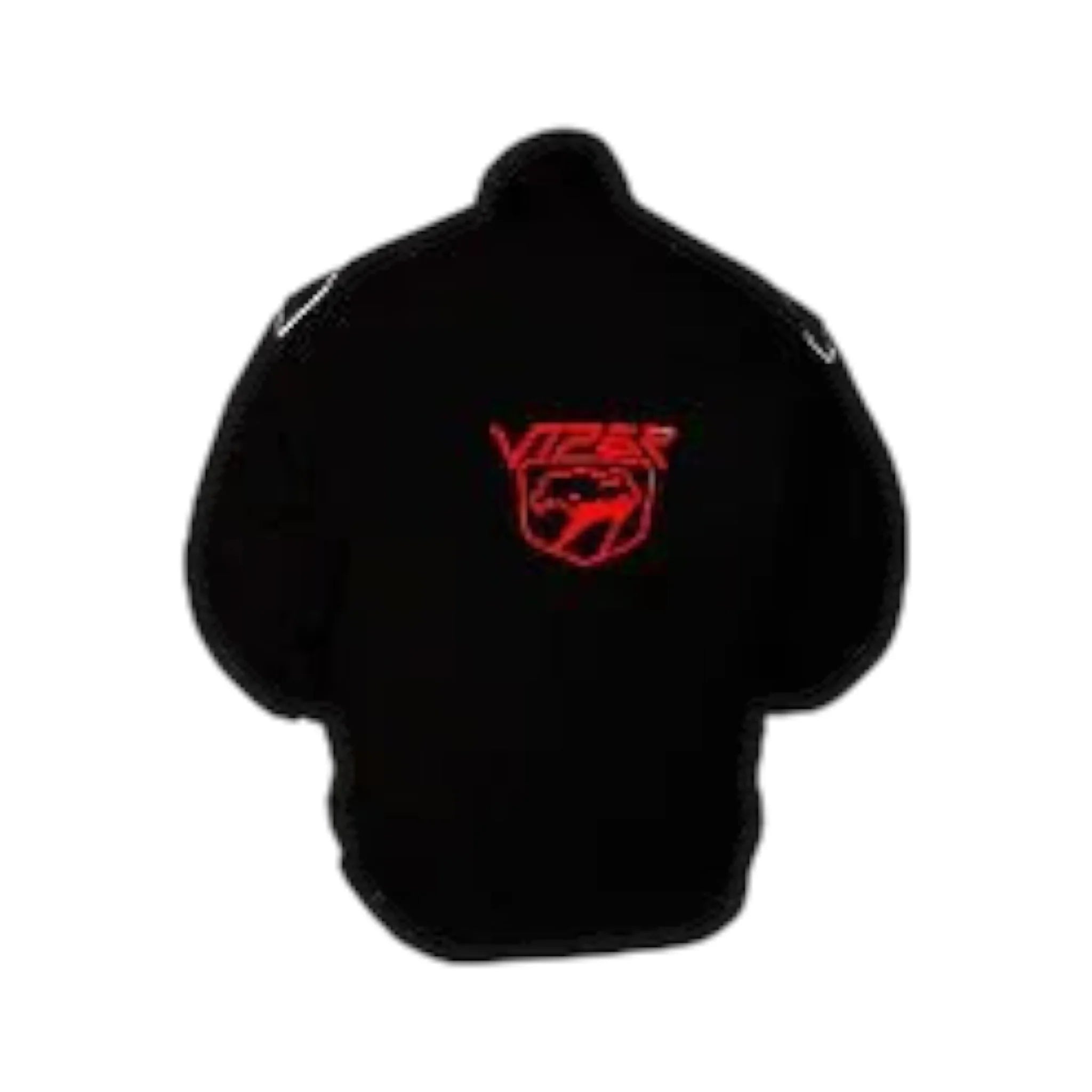 Viper Racing Jacket Black with White piping