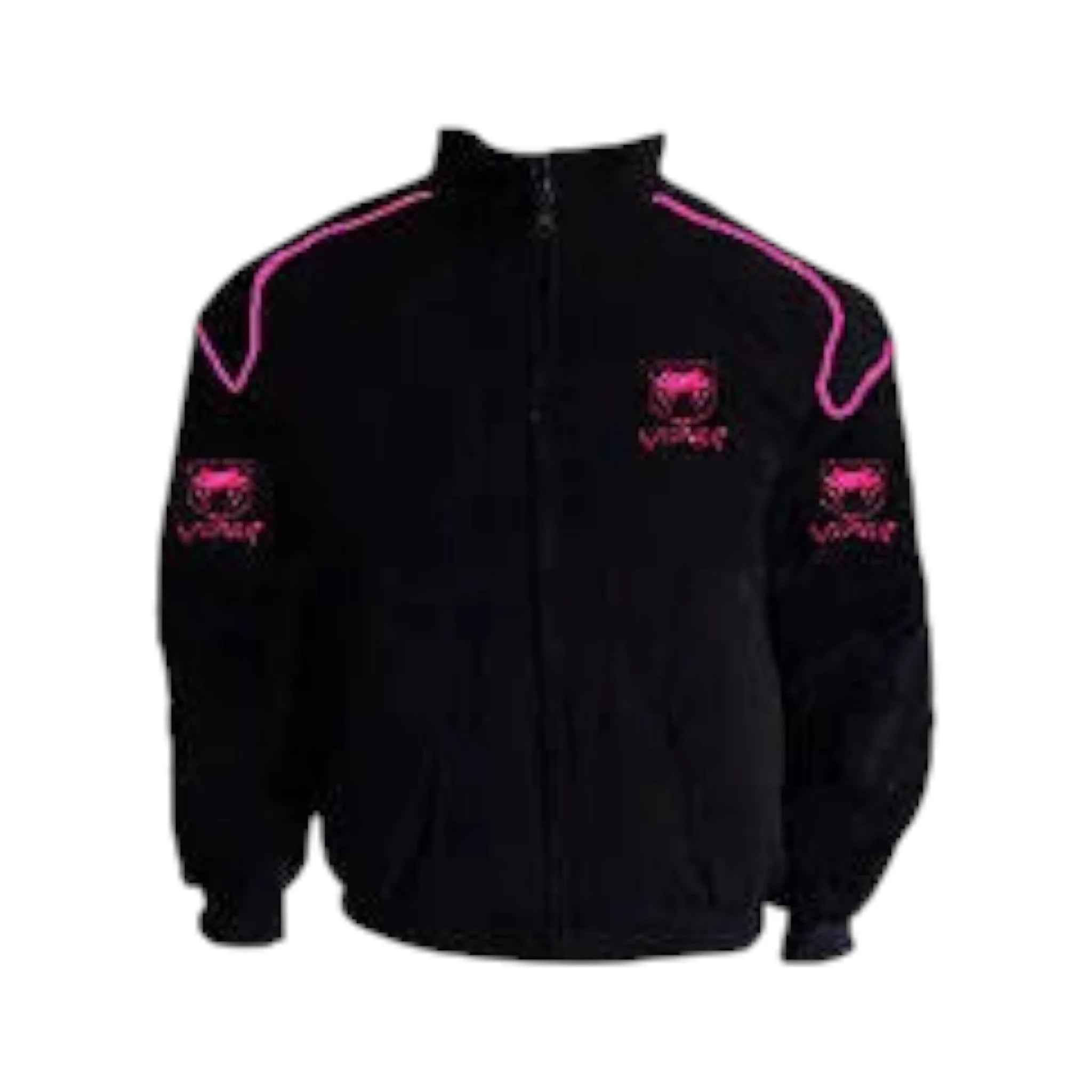 Viper Racing Jacket with Pink Piping