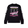 WORLD TOUR BLACK LS TEE - Dash Racewear