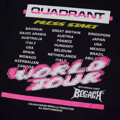 WORLD TOUR BLACK LS TEE - Dash Racegear