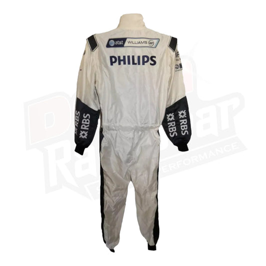 Williams 2009 driver promotional race suit signed by Rosberg and Nakajima - Dash Racegear