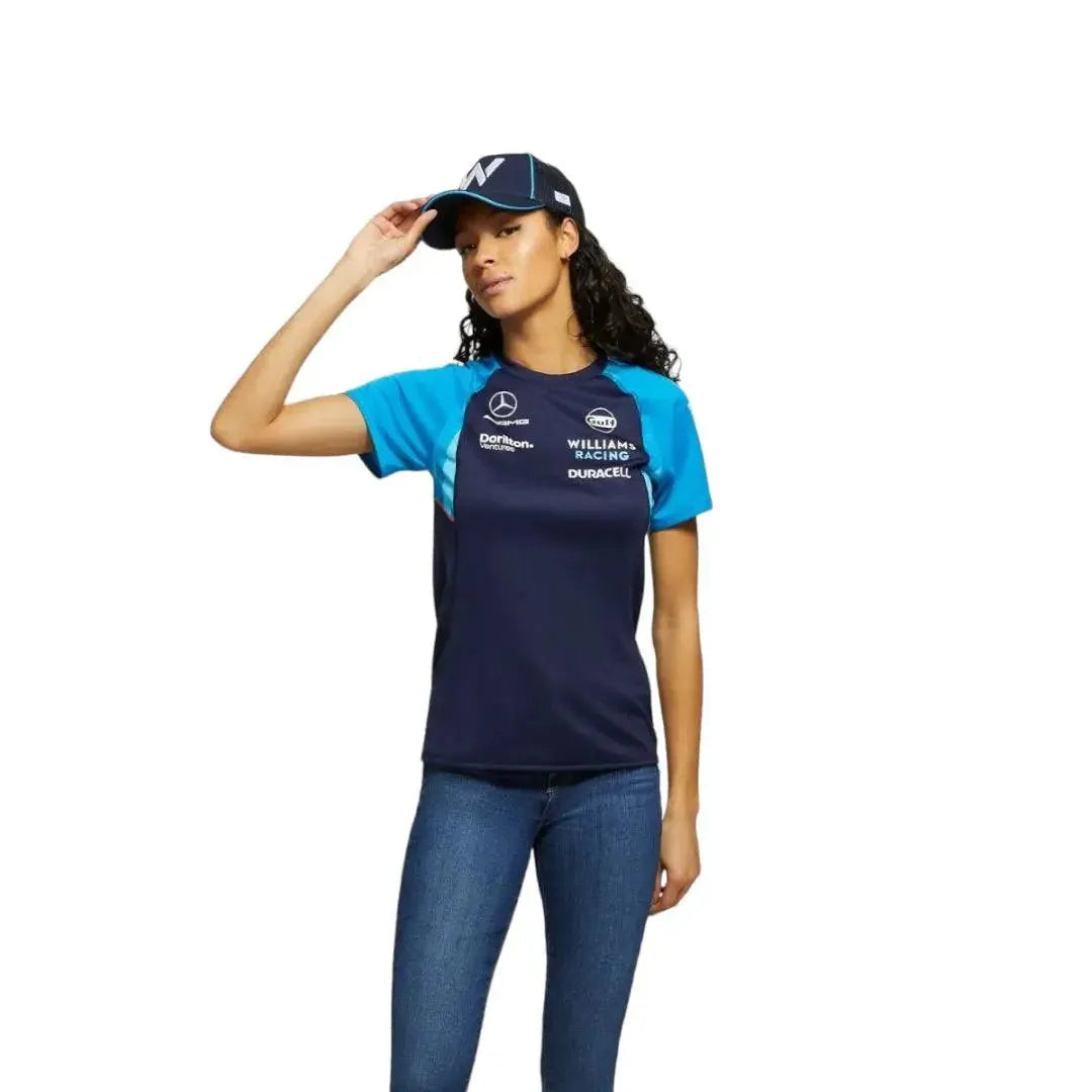 Women's Classic Kit Navy Williams Racing T-Shirt - Dash Racewear