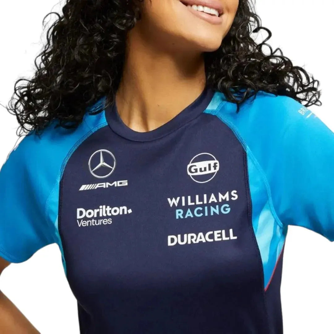 Women's Classic Kit Navy Williams Racing T-Shirt - Dash Racewear