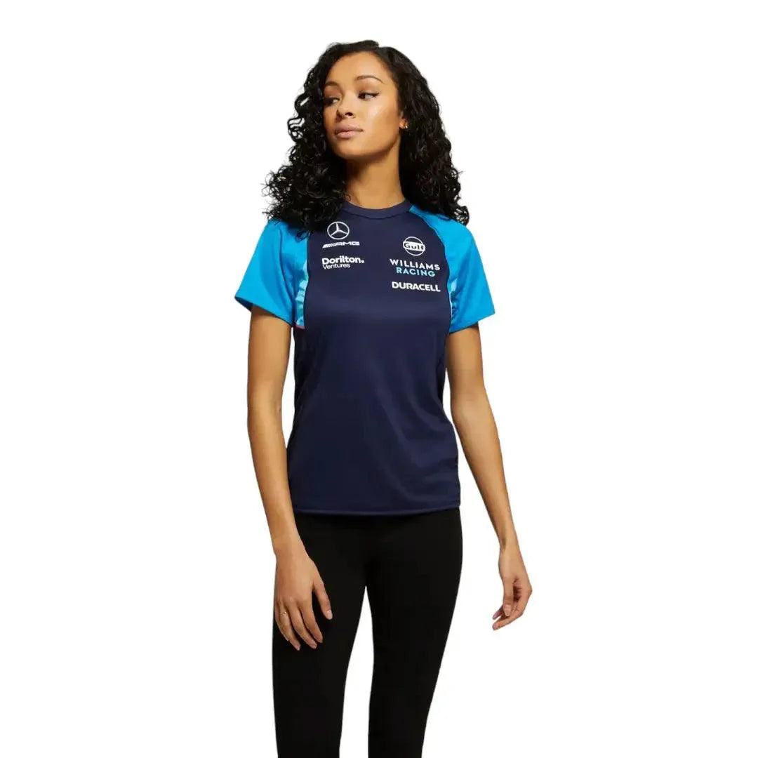 Women's Classic Kit Navy Williams Racing T-Shirt - Dash Racewear