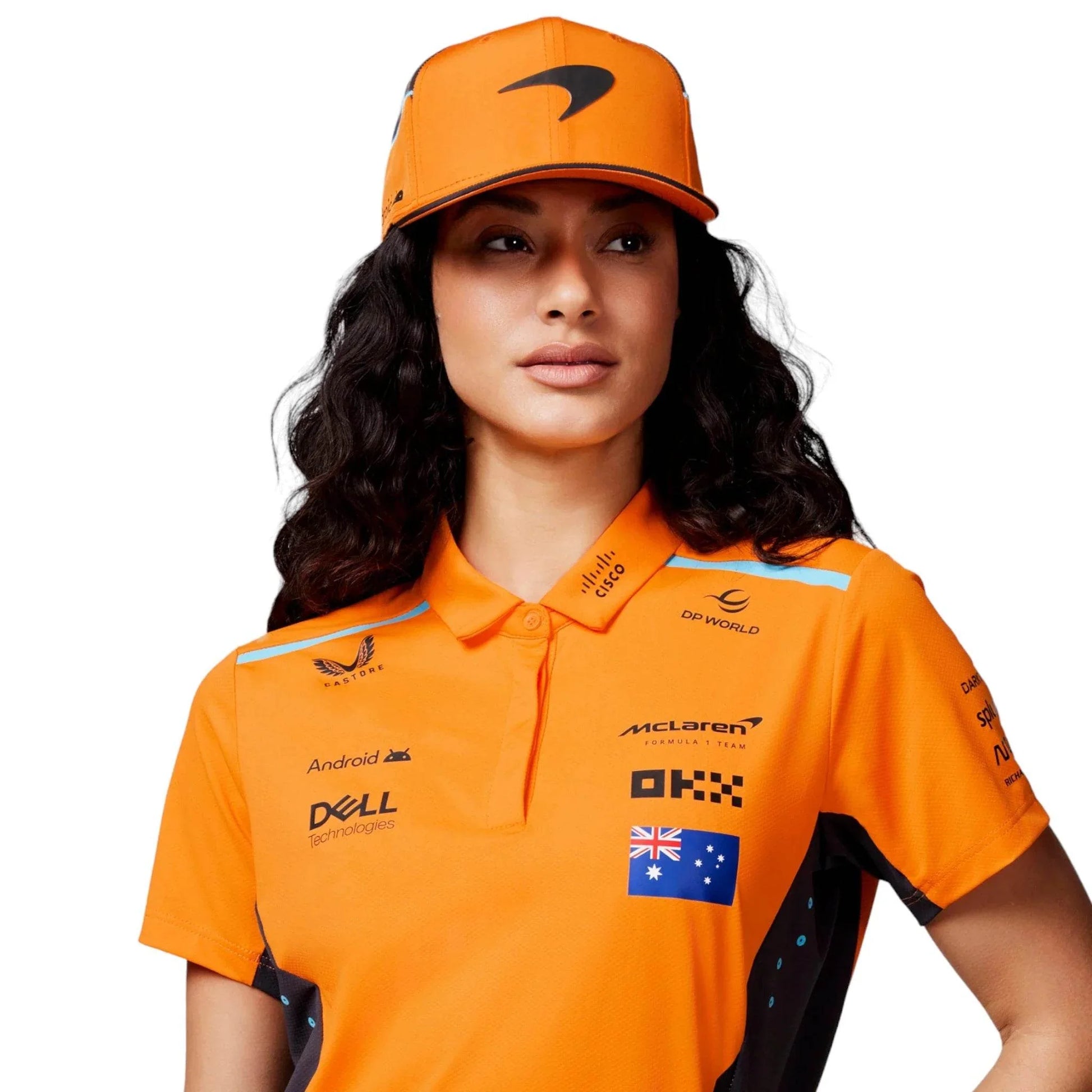 Womens Official Teamwear Polo Shirt Oscar Piastri Formula 1 - Dash Racegear