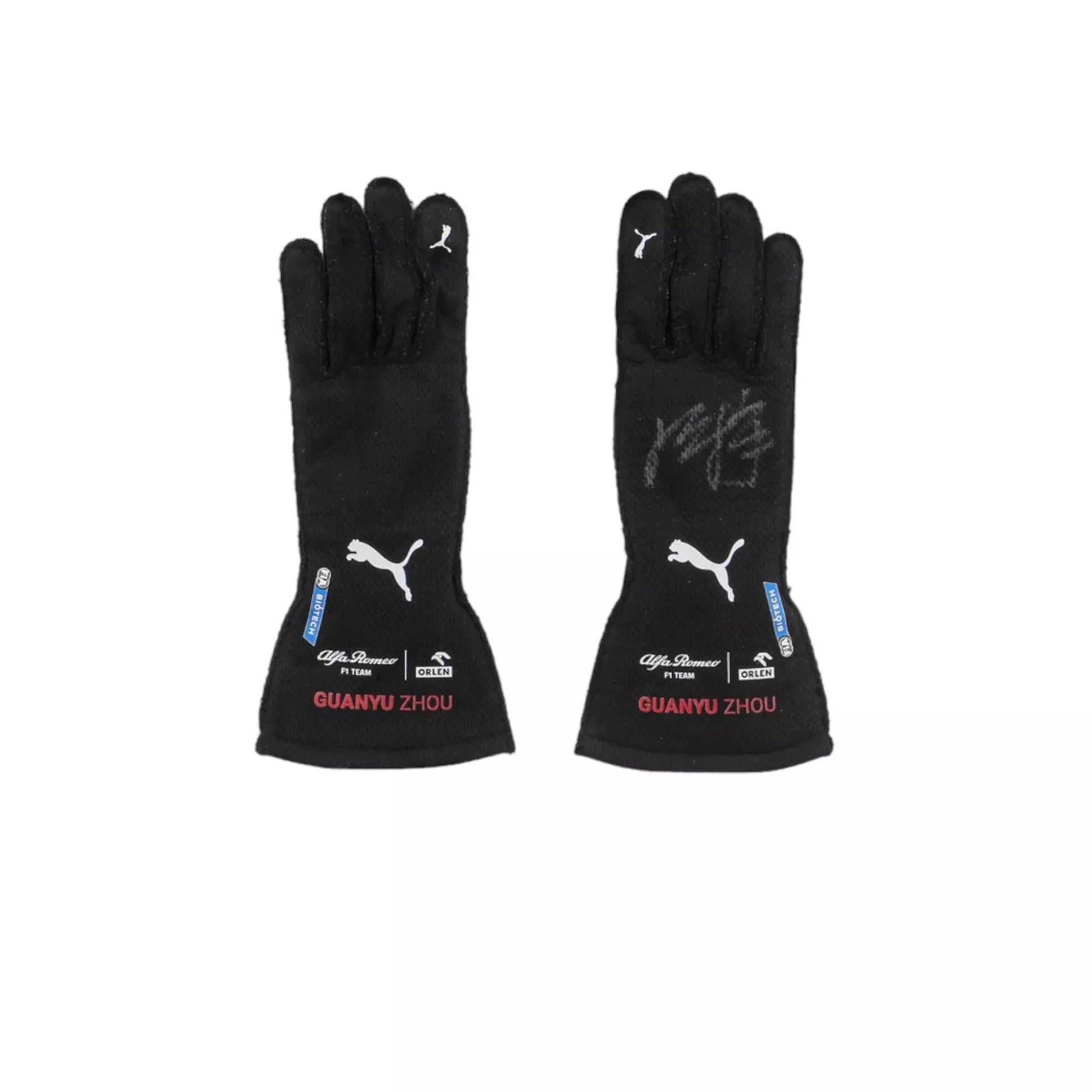 2022 ZHOU GUANYU FORMULA 1 RACE GLOVES - SINGAPORE GP - Dash Racegear