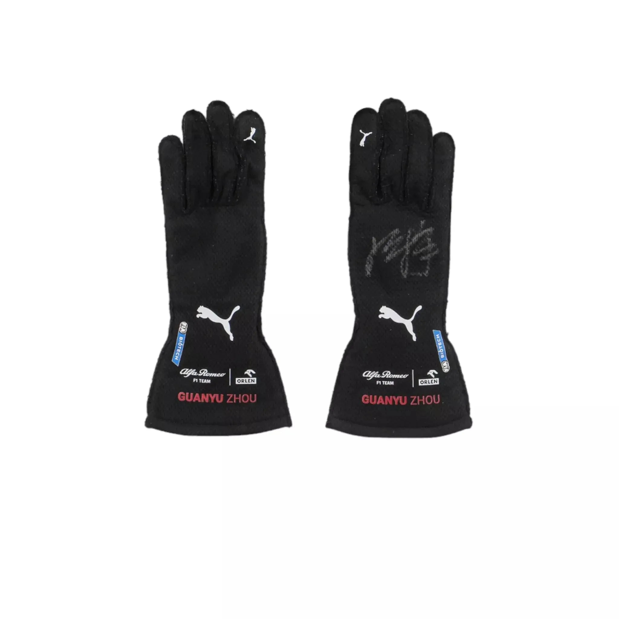 2022 ZHOU GUANYU FORMULA 1 RACE GLOVES - SINGAPORE GP - Dash Racewear