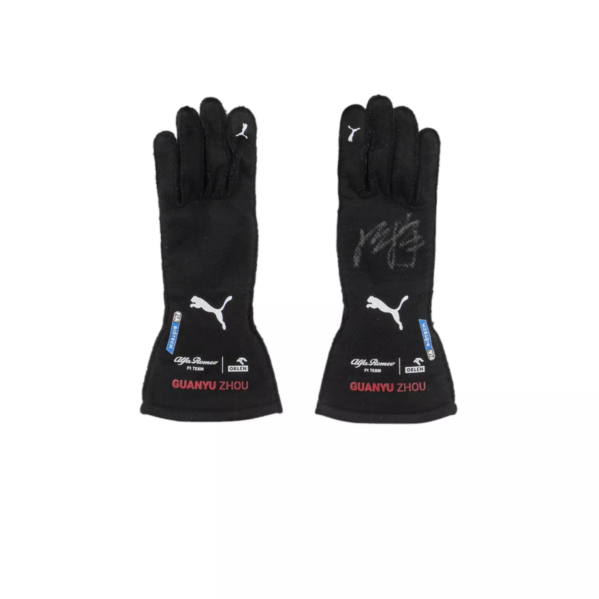 2022 ZHOU GUANYU FORMULA 1 RACE GLOVES - SINGAPORE GP - Dash Racegear