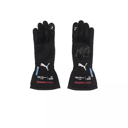 2022 ZHOU GUANYU FORMULA 1 RACE GLOVES - SINGAPORE GP - Dash Racegear
