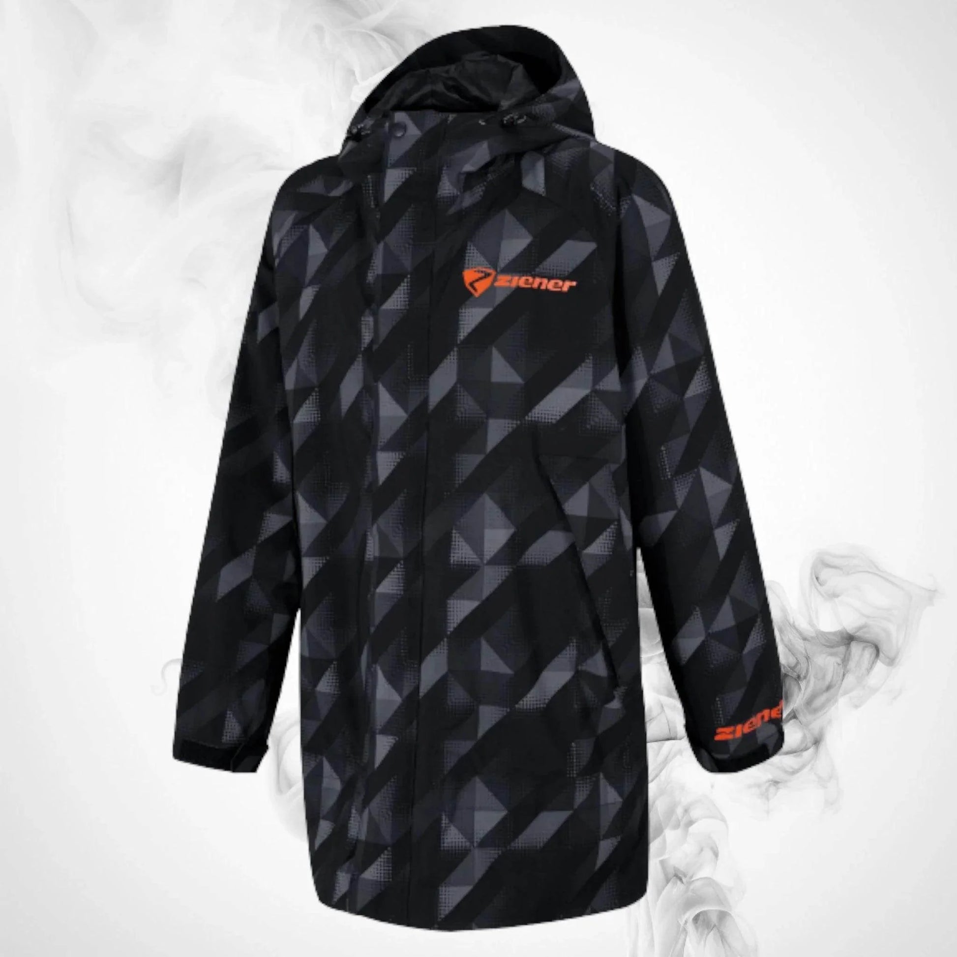 Ski ZIENER RCE Coach Coat Black Print - 2022/23 - Dash Racegear