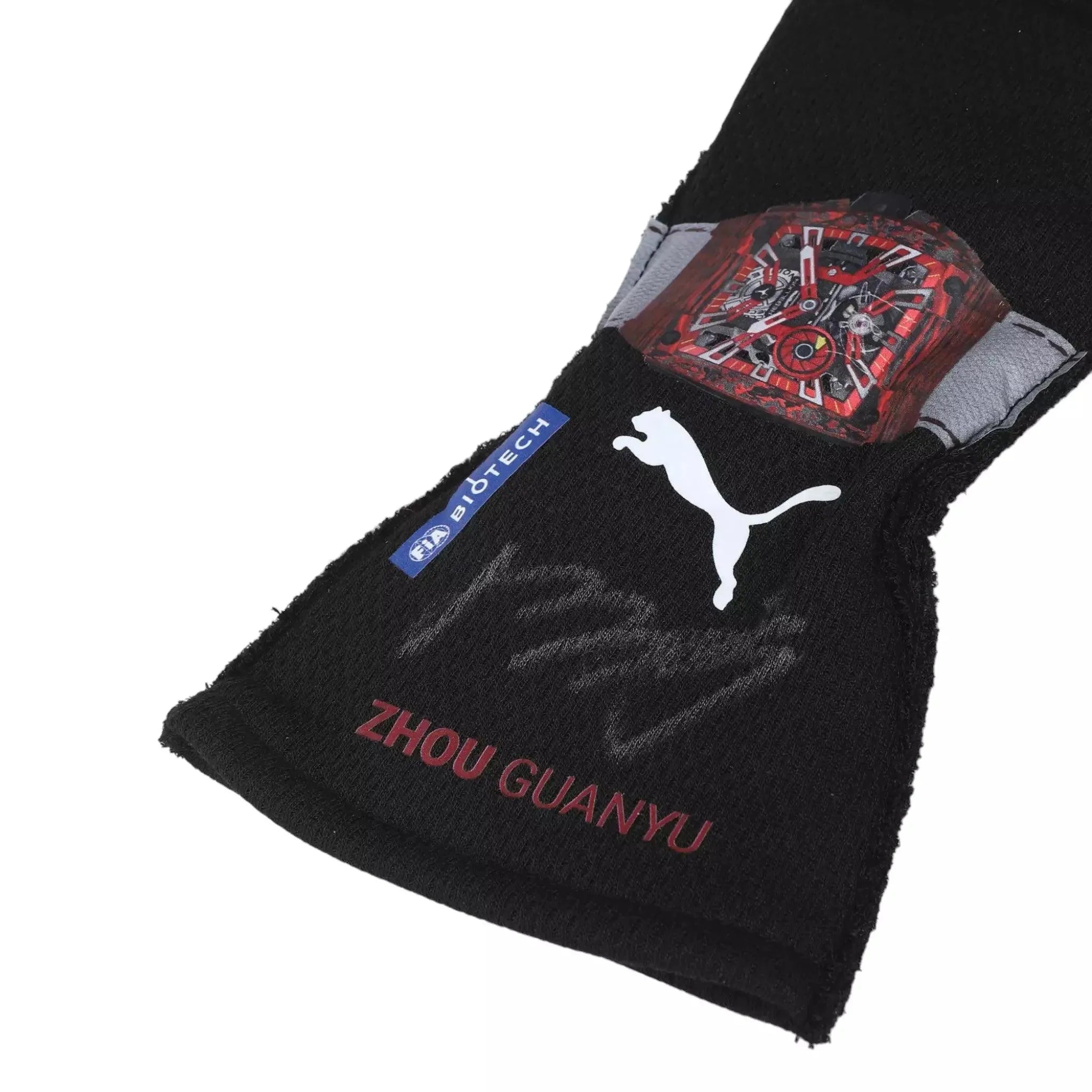 2023 Zhou Guanyu Replica Alfa Romeo F1 Race Gloves - Dash Racewear