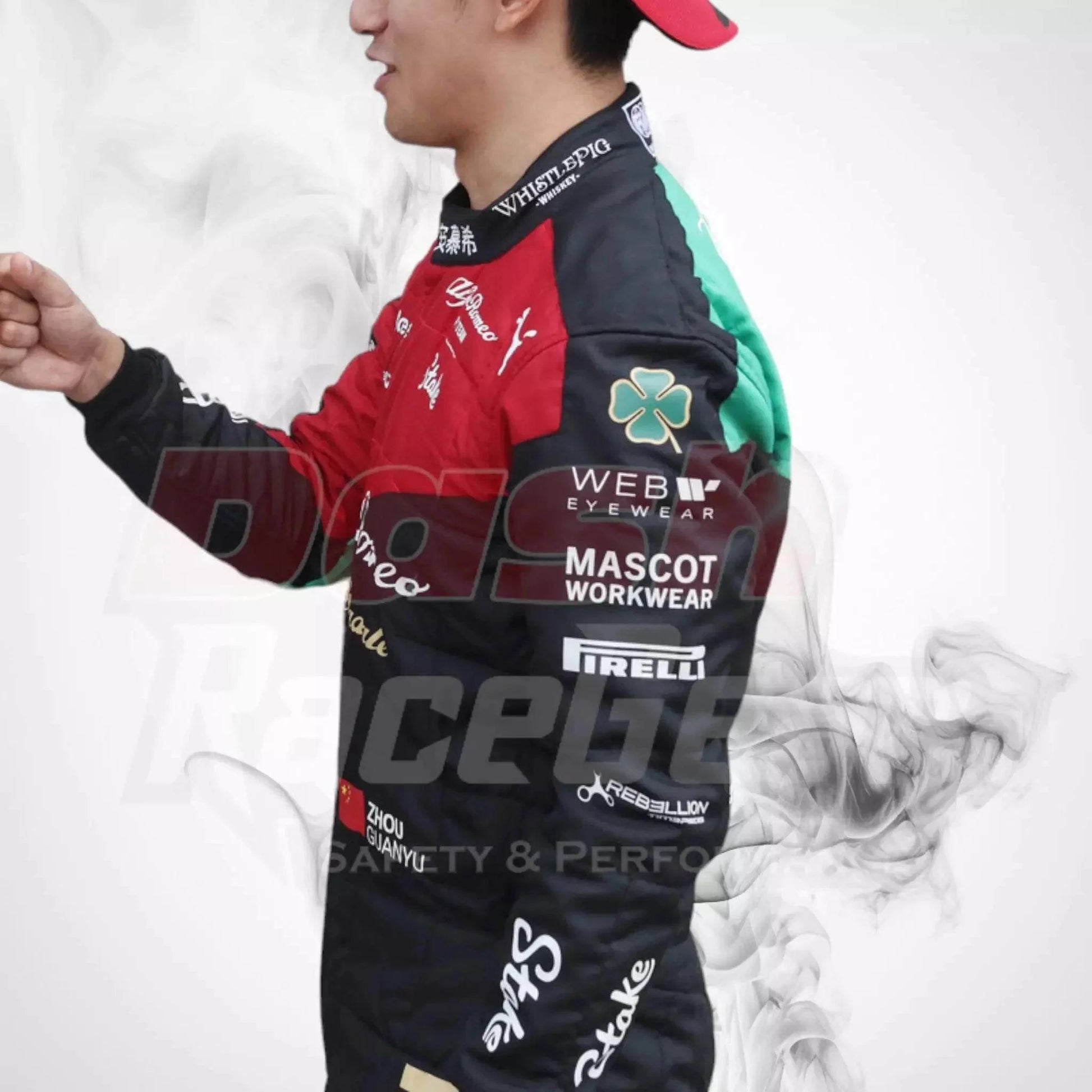 2023 Zhou Guanyu Alfa Romeo F1 Race Suit - Dash Racegear