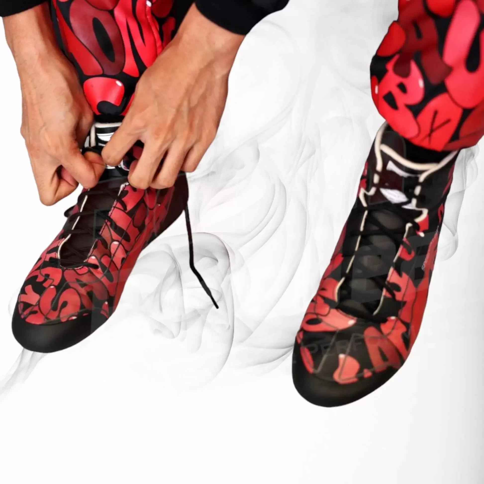 Zhou Guanyu Alfa Romeo 2023 Special Edition F1 Race Boots - Dash Racegear