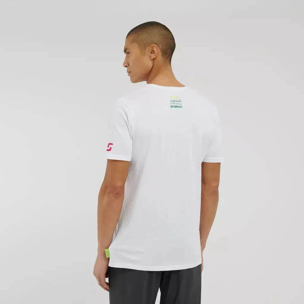 AMF1 Lance Stroll Limited Edition T-Shirt - White - Dash Racegear
