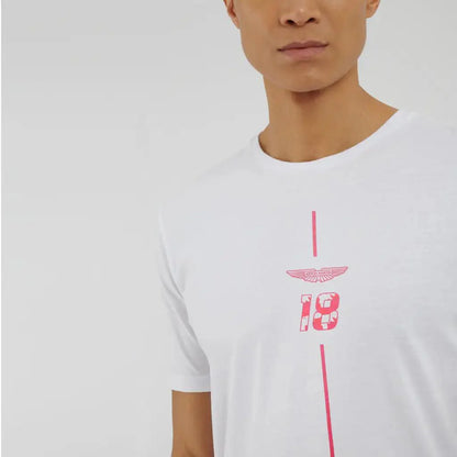 AMF1 Lance Stroll Limited Edition T-Shirt - White - Dash Racegear