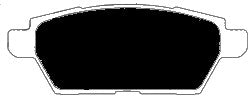 Porterfield Brake Pads for 2008 FORD FUSION - Dash Racegear