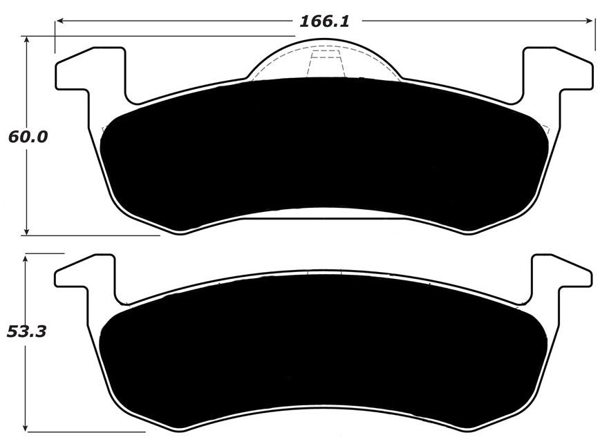 Porterfield Brake Pads for 2007 LINCOLN NAVIGATOR - Dash Racegear