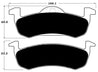 Porterfield Brake Pads for 2007 LINCOLN NAVIGATOR - Dash Racegear