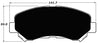 Porterfield Brake Pads for 2009 NISSAN ROGUE - Dash Racegear