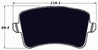 Porterfield Brake Pads for 2014 AUDI S5 - Dash Racegear