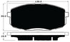 Porterfield Brake Pads for 2010 KIA FORTE 2.0L - Dash Racegear
