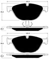 Porterfield Brake Pads for 2018 BMW 650i xDrive - Dash Racegear