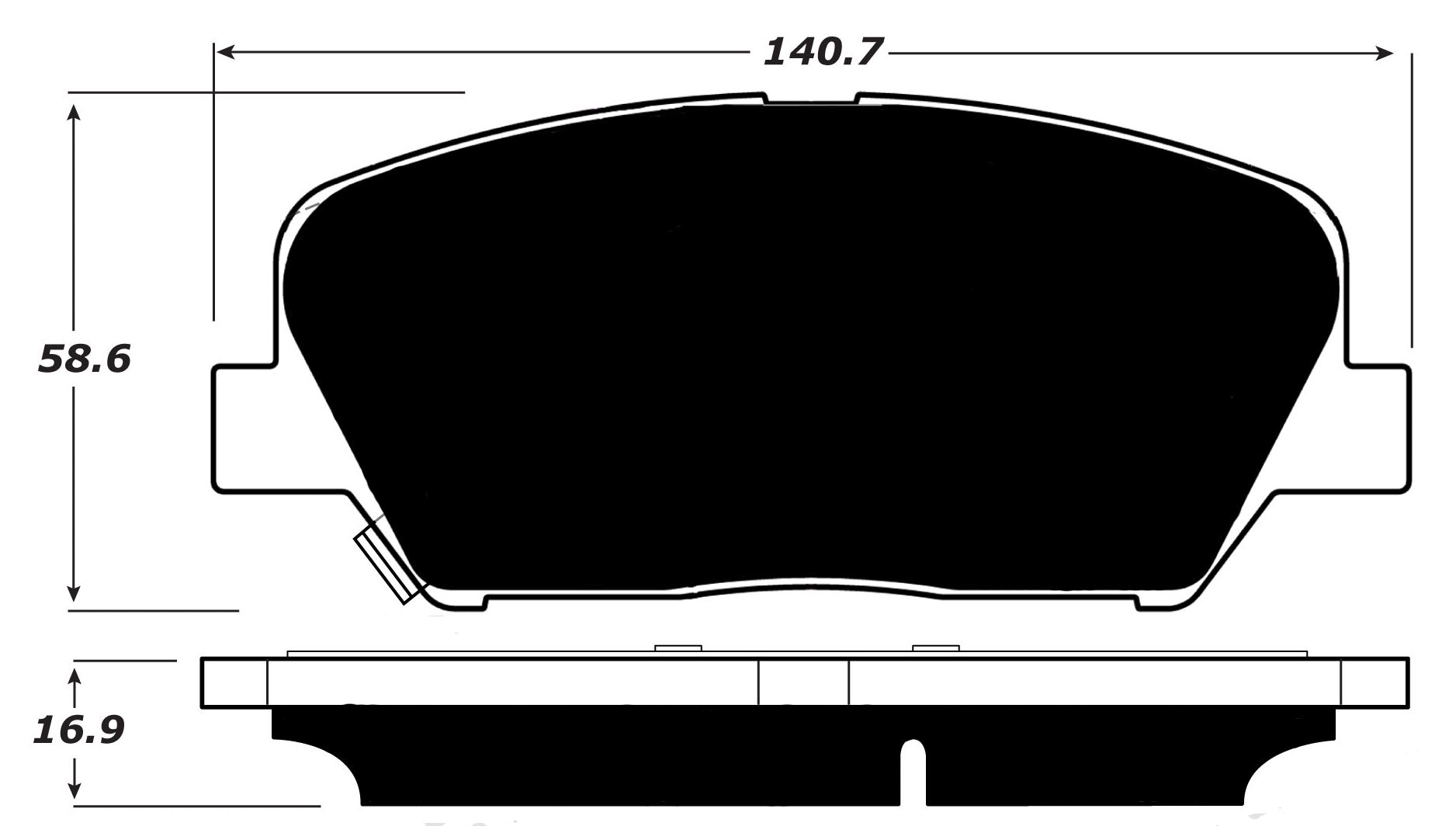 Porterfield Brake Pads for 2012 KIA Optima 2.0L Turbo - Dash Racegear