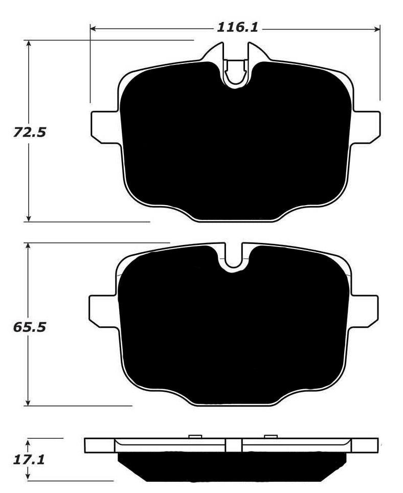 Porterfield Brake Pads for 2018 BMW 650i xDrive - Dash Racegear