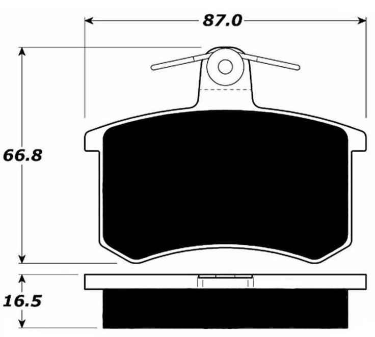 Porterfield Brake Pads for 1992 AUDI 90 Quattro SOHC - Dash Racegear