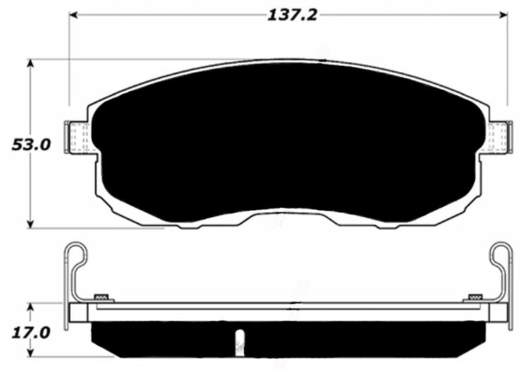 Porterfield Brake Pads for 1998 NISSAN MAXIMA - Dash Racegear