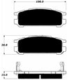 Porterfield Brake Pads for 1994 SUBARU LEGACY WAGON - Dash Racegear