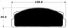 Porterfield Brake Pads for 1976 FIAT SPIDER 124 - Dash Racegear