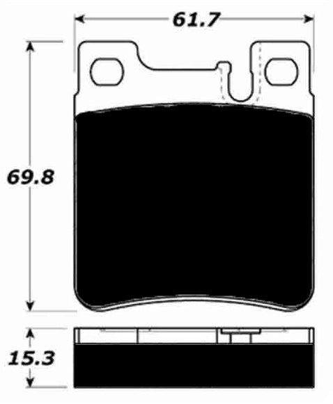 Porterfield Brake Pads for 2001 MERCEDES-BENZ SLK32 AMG - Dash Racegear