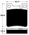 Porterfield Brake Pads for 2001 MERCEDES-BENZ SLK32 AMG - Dash Racegear