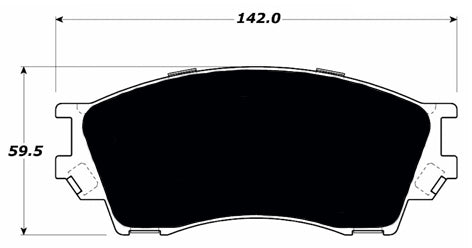 Porterfield Brake Pads for 1999 MAZDA MILLENIA - Dash Racegear