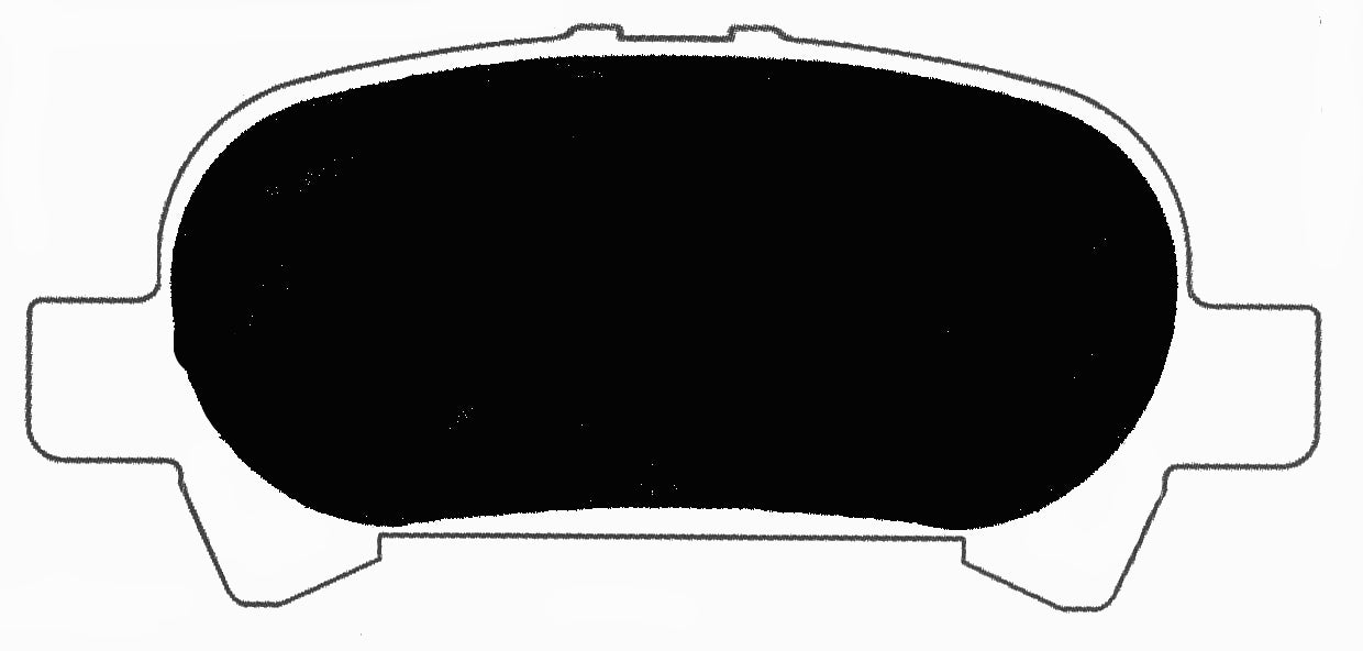 Porterfield Brake Pads for 2005 TOYOTA CAMRY V6 LE Made in USA - Dash Racegear