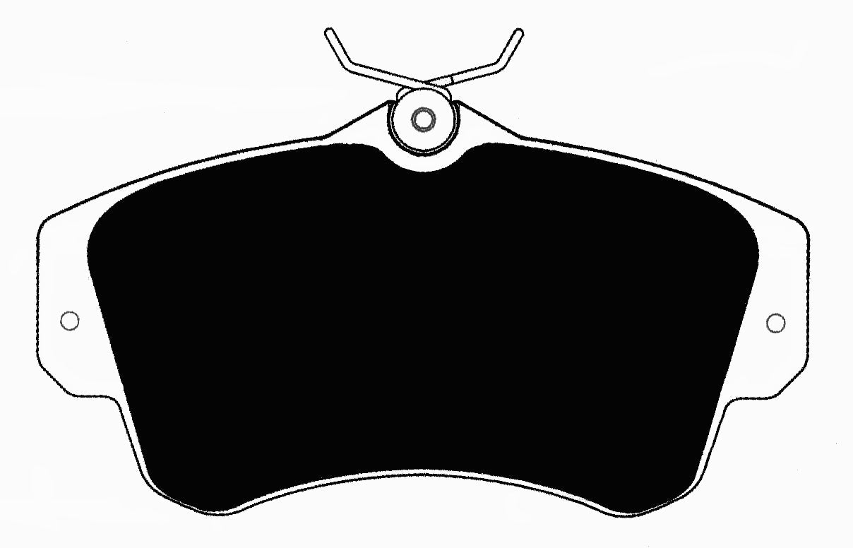 Porterfield Brake Pads for 2003 CHRYSLER PT CRUISER Rear Disc Brakes - Dash Racegear