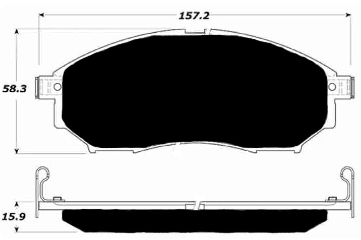 Porterfield Brake Pads for 2006 INFINITI M45 - Dash Racegear